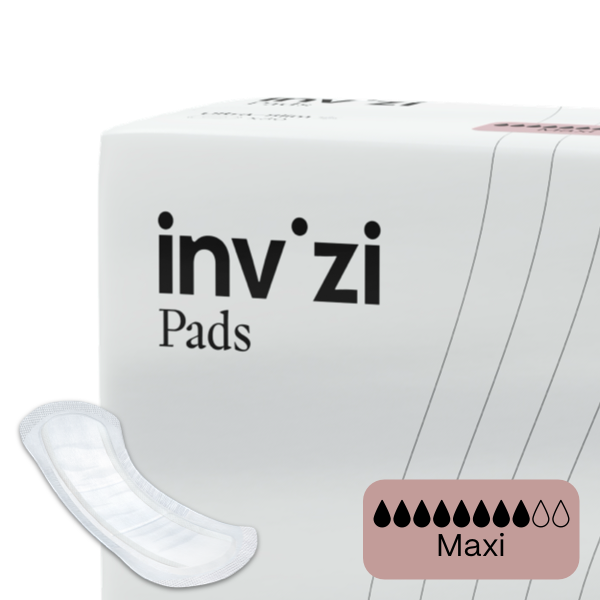 Maxi Incontinence Pads | Discreet Leak Protection by Invizi