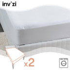 Protège-matelas imperméable - Lot de 2